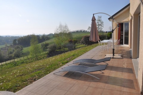 VILLA D'ARCHITECTE AVEC SPA / HAMMAM / VUE PYRENEES PRES DE PAU, LOURDES — photo 6
