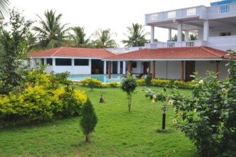 Petit Palais à Manjakuppam, Inde du sud — photo 6