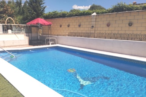 casa rural con piscina jardin dos porches wifi chimenea parkin gran salon aire acondicionado etc en un lugar unico rodeado de pinos y a 15 minutos del centro de la ciudad todo para disfrutar de cordoba ciudad con 4 patrimonios — photo 6